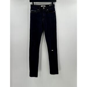 Naked & Famous High & Skinny Dark Blue Wash Jean Size 26